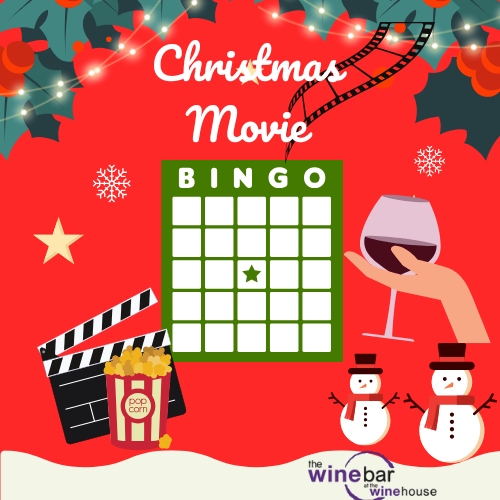 Christmas Movie BINGO- December 10th 6:30pm-9pm
